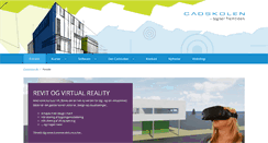 Desktop Screenshot of cadskolen.dk