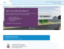 Tablet Screenshot of cadskolen.dk